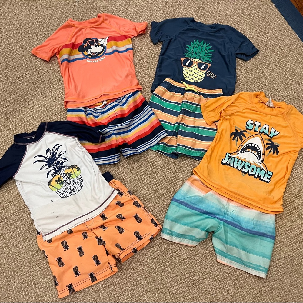 Boys Bathing Suit Sets 3T